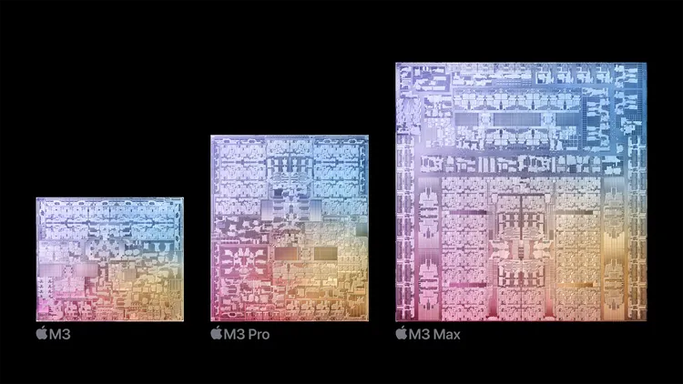 Схематические изображения всех трех моделей процессоров 2023 года