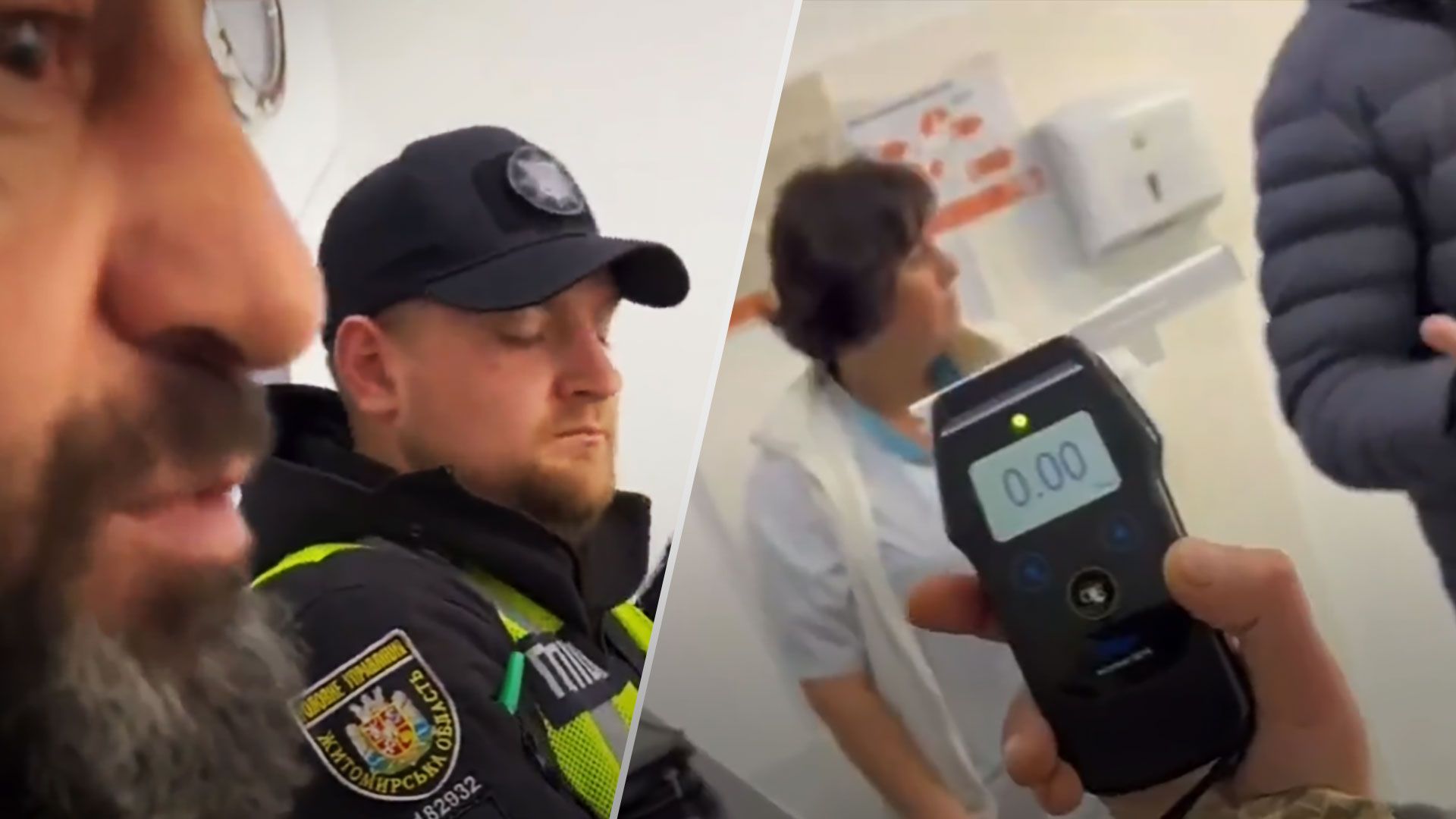 На Житомирщині стався скандал через військового з контузією, якого відправили на алкотест - 24 Канал На Житомирщині стався скандал через військового з контузією, якого відправили на алкотест - 24 Канал
