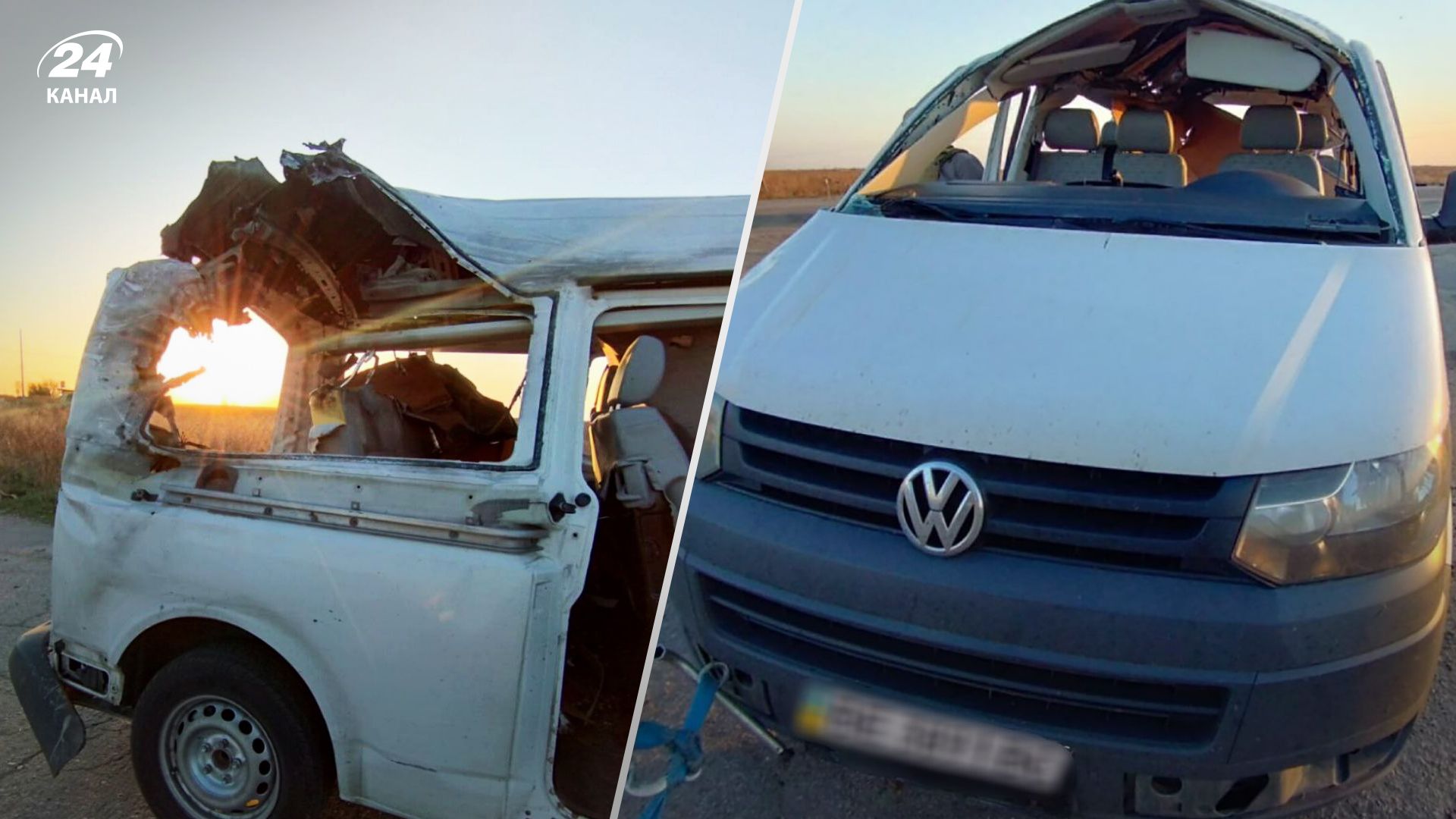 Российские оккупанты ударили FPV-дроном по автобусу, который эвакуировал людей на Херсонщине - 24 Канал Российские оккупанты ударили FPV-дроном по автобусу, который эвакуировал людей на Херсонщине - 24 Канал