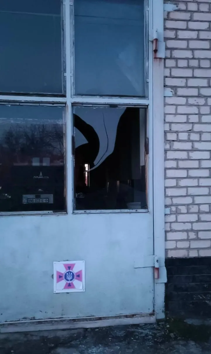 Пошкодження частини ДСНС на Ізюмщині Пошкодження частини ДСНС на Ізюмщині