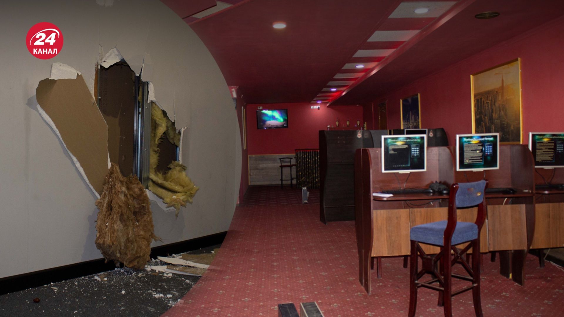 Работники подпольного казино пробили стену, убегая от БЭБ Работники подпольного казино пробили стену, убегая от БЭБ