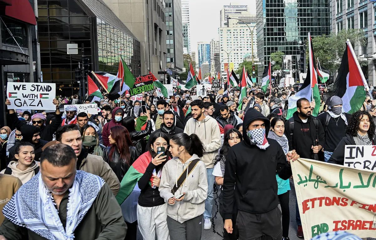 Мітинги на підтримку Палестини