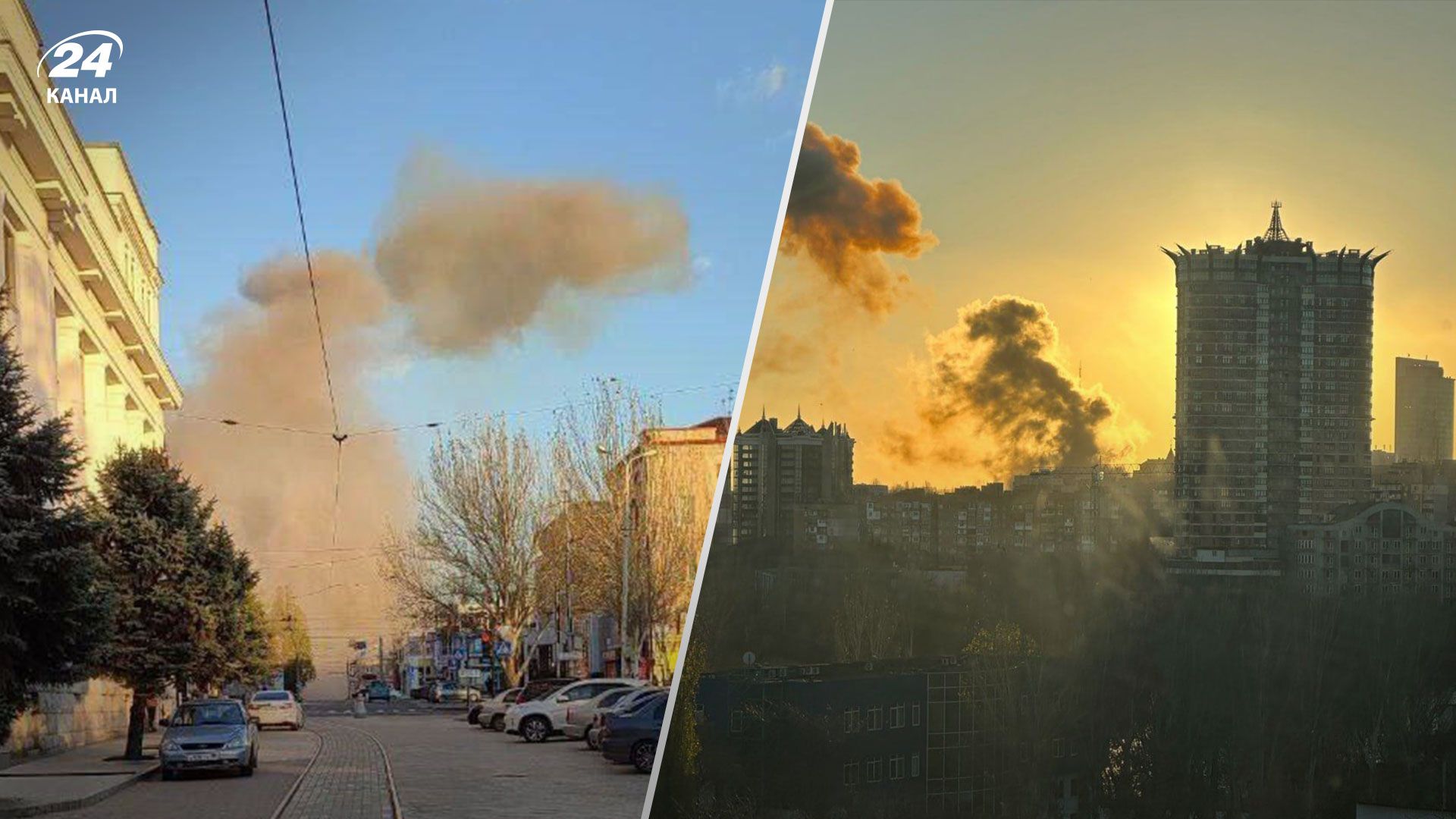 В Донецке взрывы В Донецке взрывы