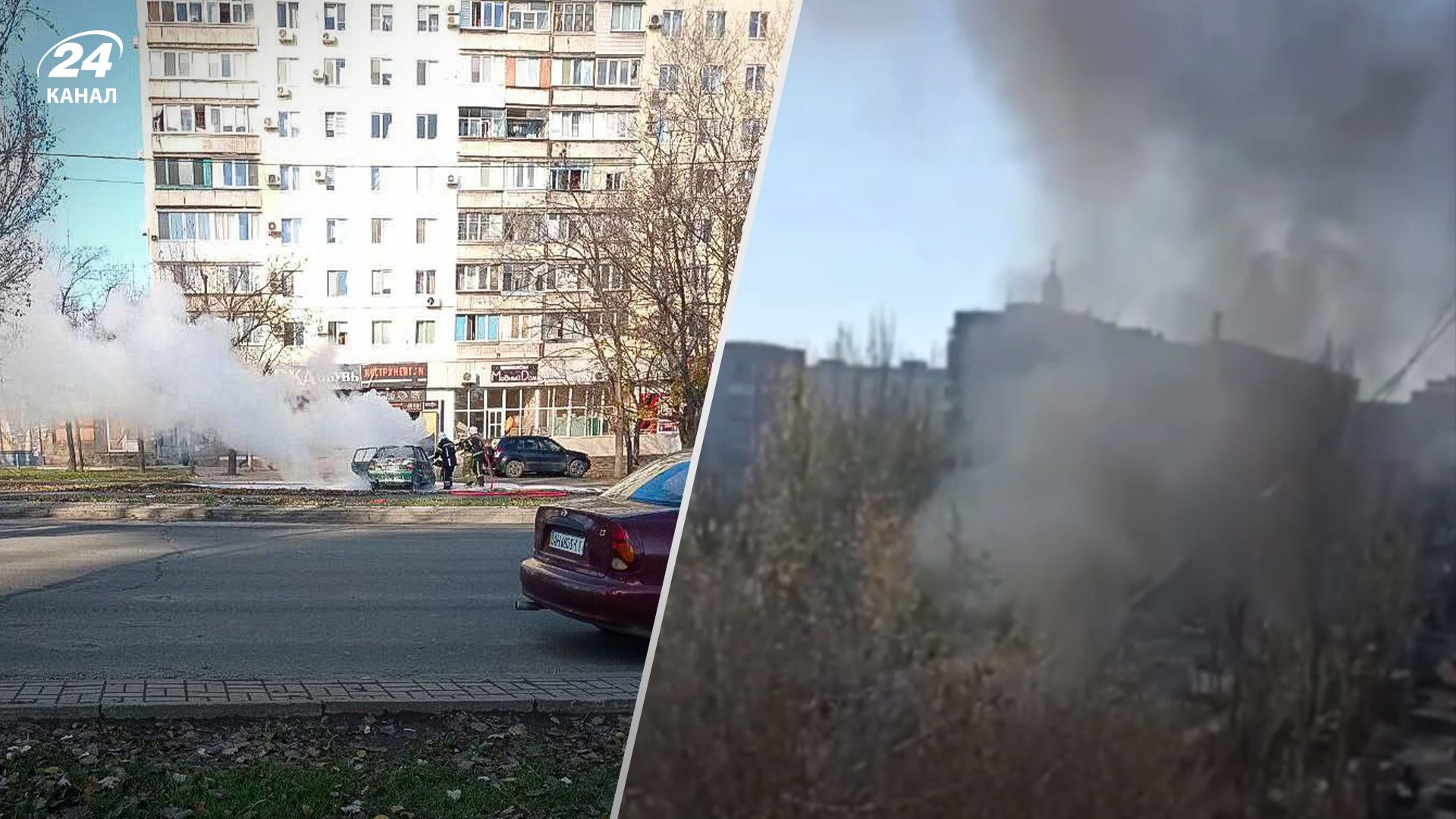 У Маріуполі підірвали авто одного з поліціантів У Маріуполі підірвали авто одного з поліціантів