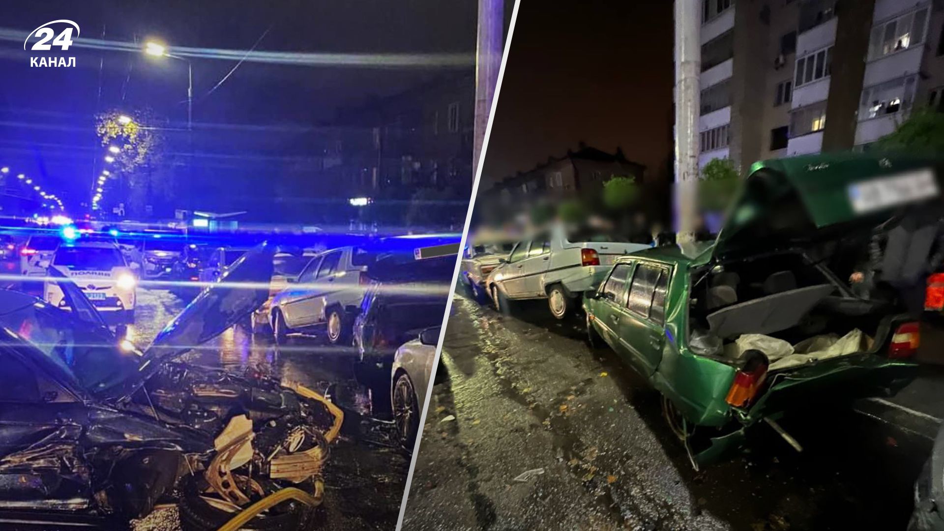 ДТП у Києві на проспекті Відрадному - водій BMW протаранив 5 автомобілів - 24 Канал ДТП у Києві на проспекті Відрадному - водій BMW протаранив 5 автомобілів - 24 Канал