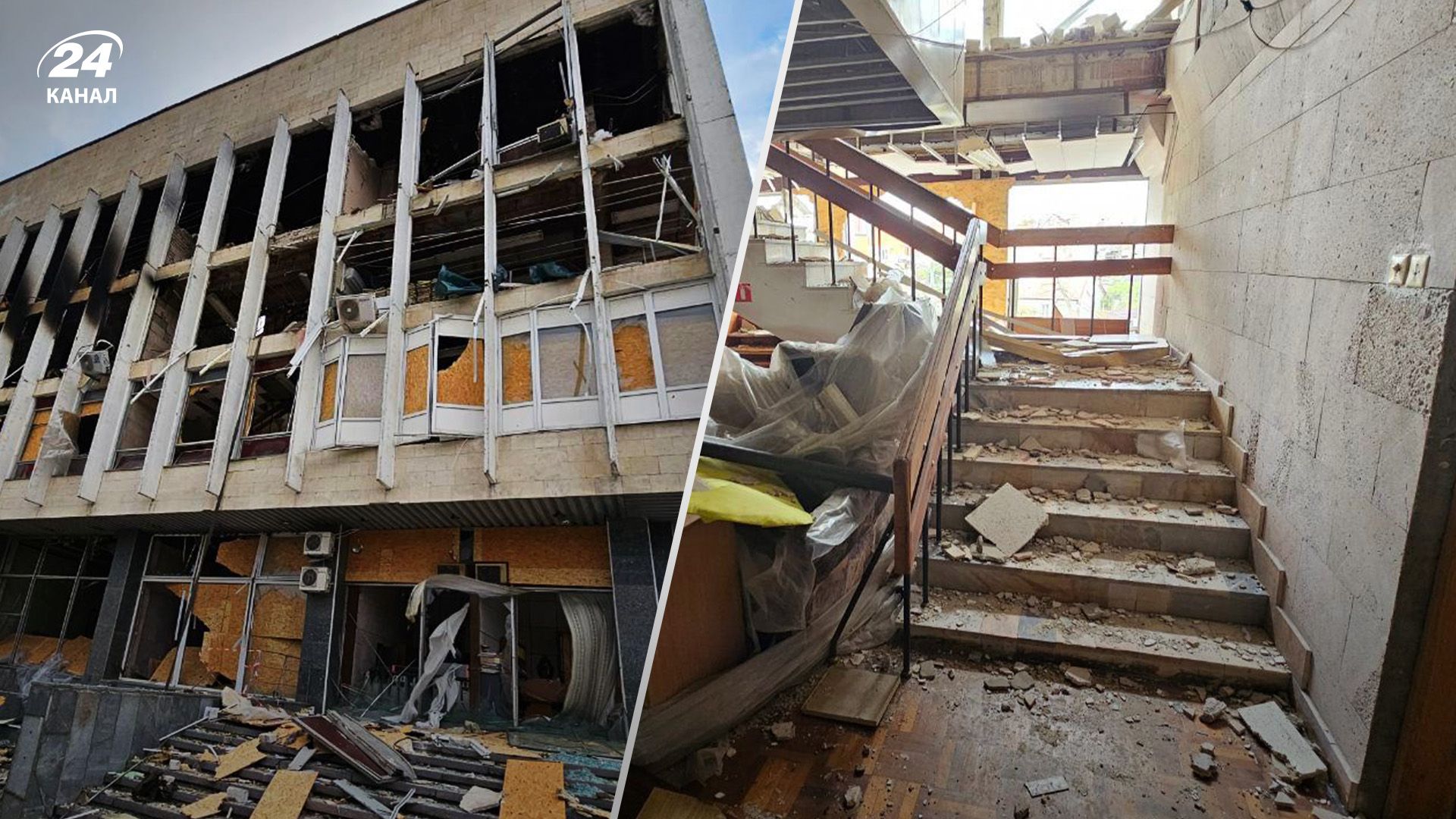 Россия атаковала библиотеку в Херсоне