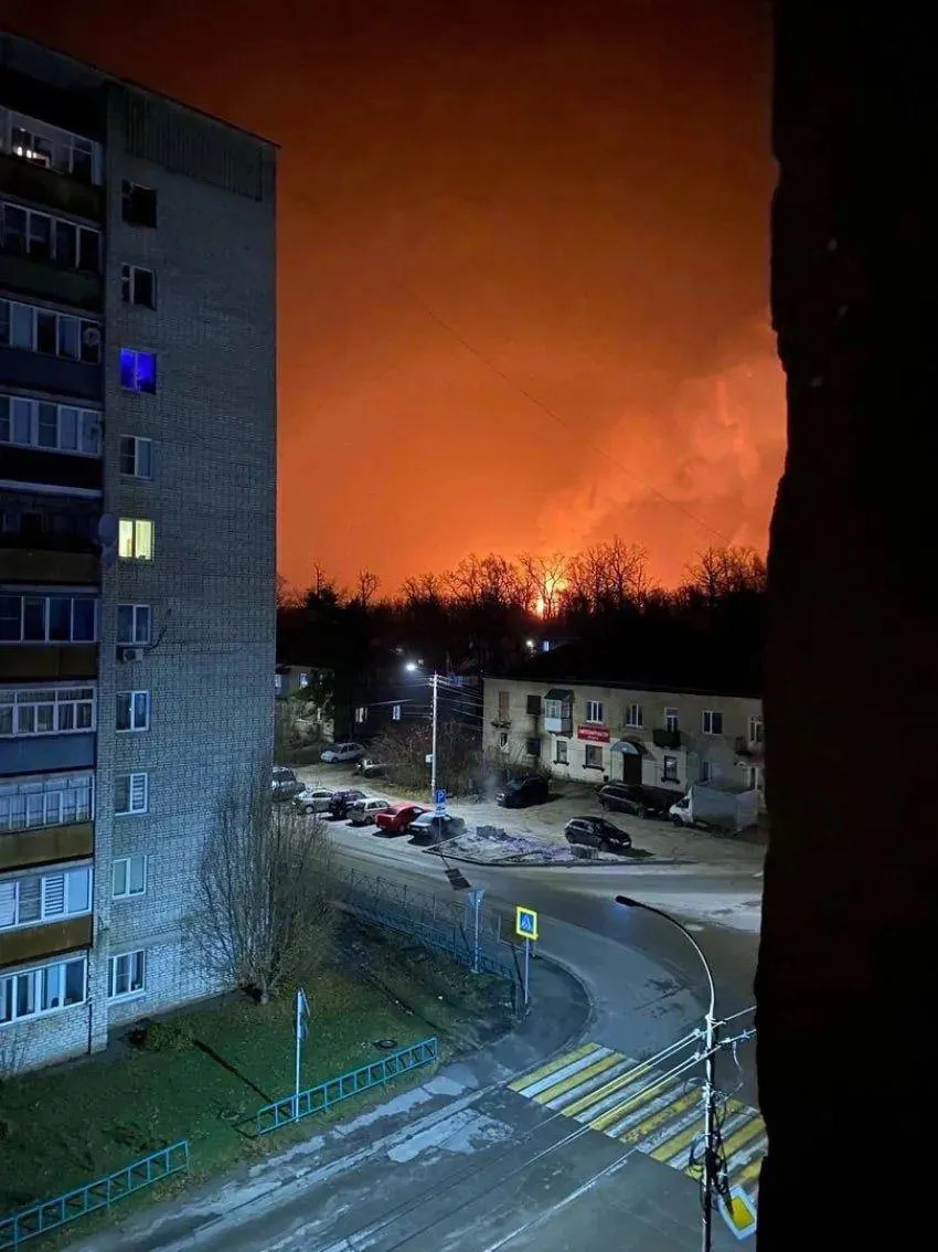 Пожар в России на заводе – атака дронами