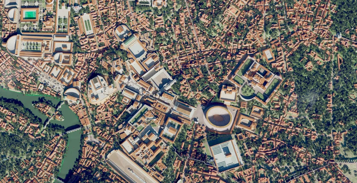 Создана новая 3D-реконструкция Древнего Рима