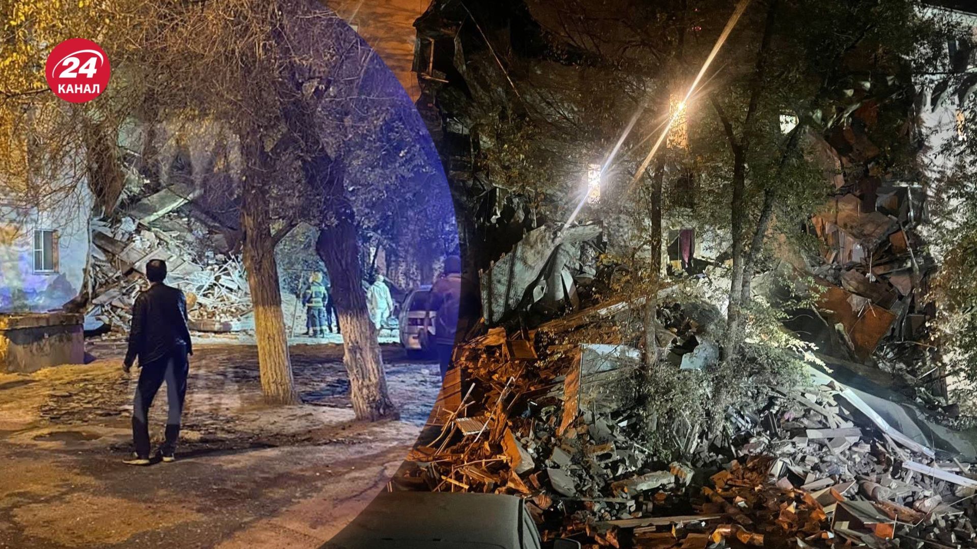 В Астрахани рухнули два подъезда дома В Астрахани рухнули два подъезда дома