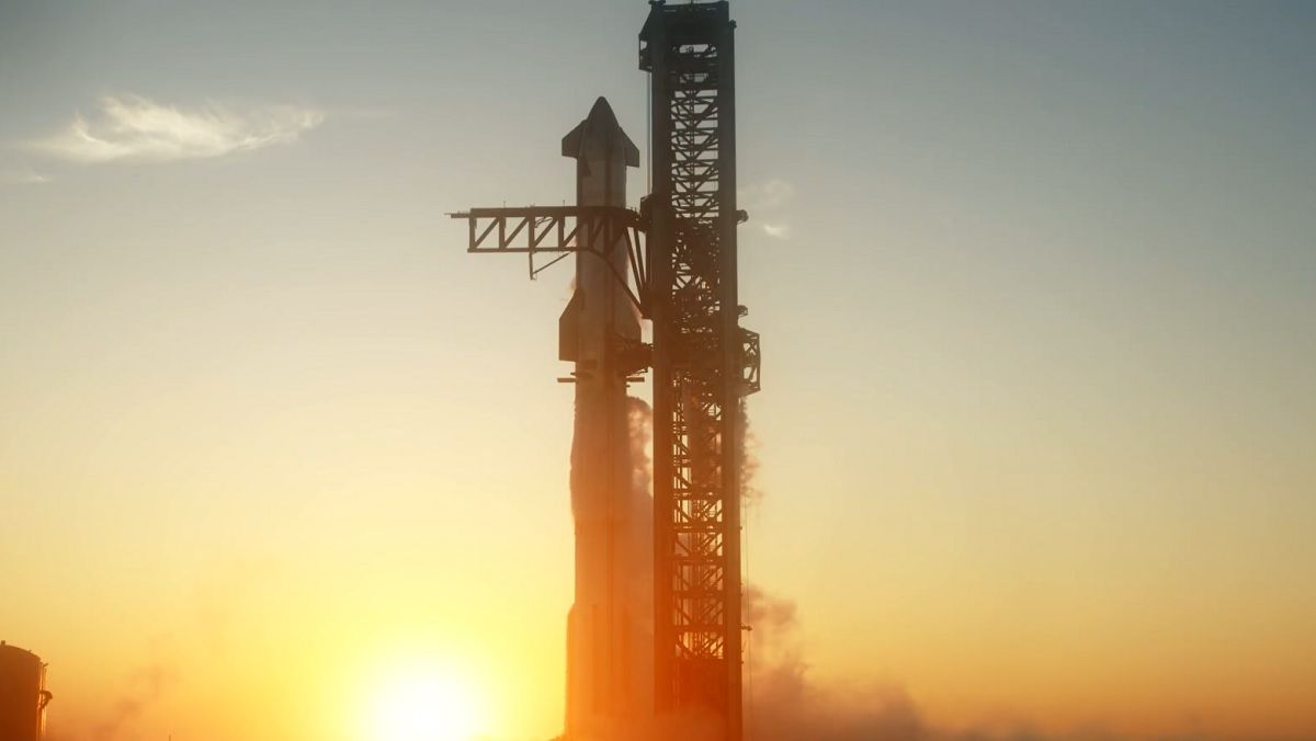 Starship перед стартом Starship перед стартом