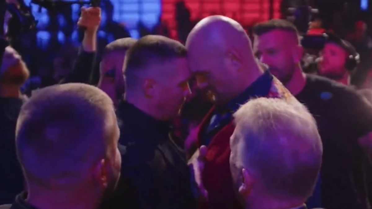 Дуель поглядів Усика та Ф'юрі