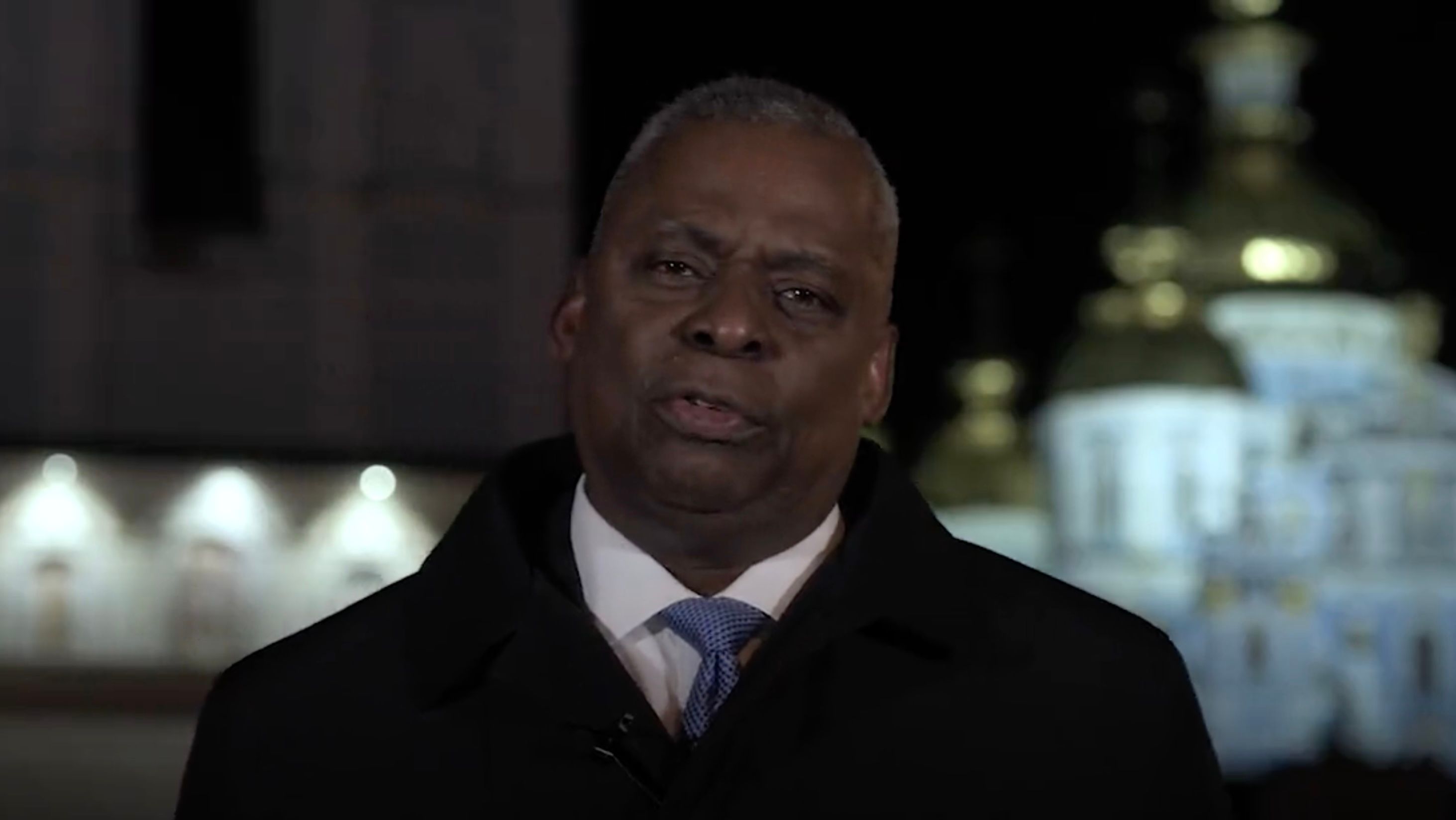 Остин записал обращение из центра Киева 20 ноября Остин записал обращение из центра Киева 20 ноября