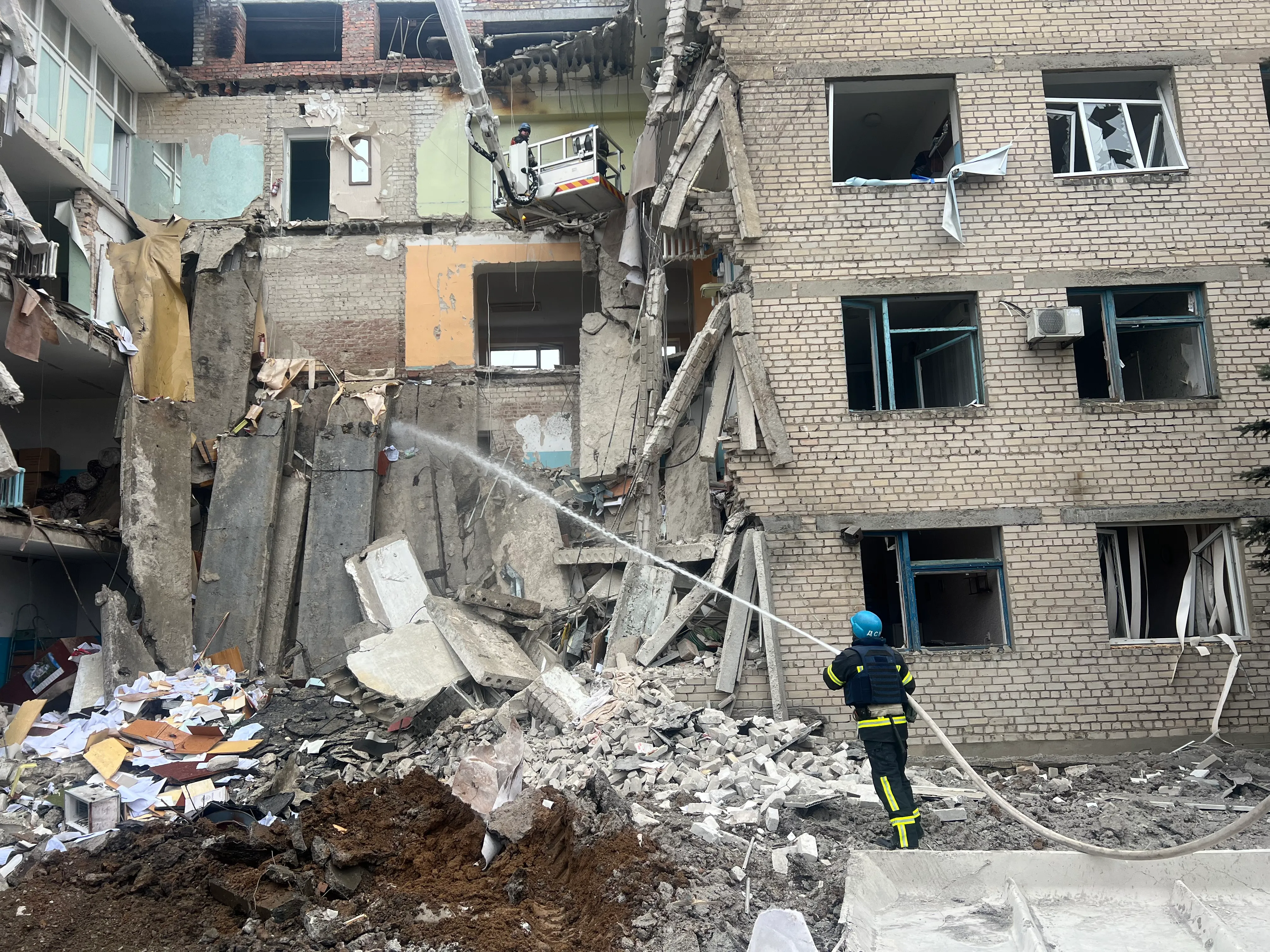 Россияне ударили по Селидовской больнице