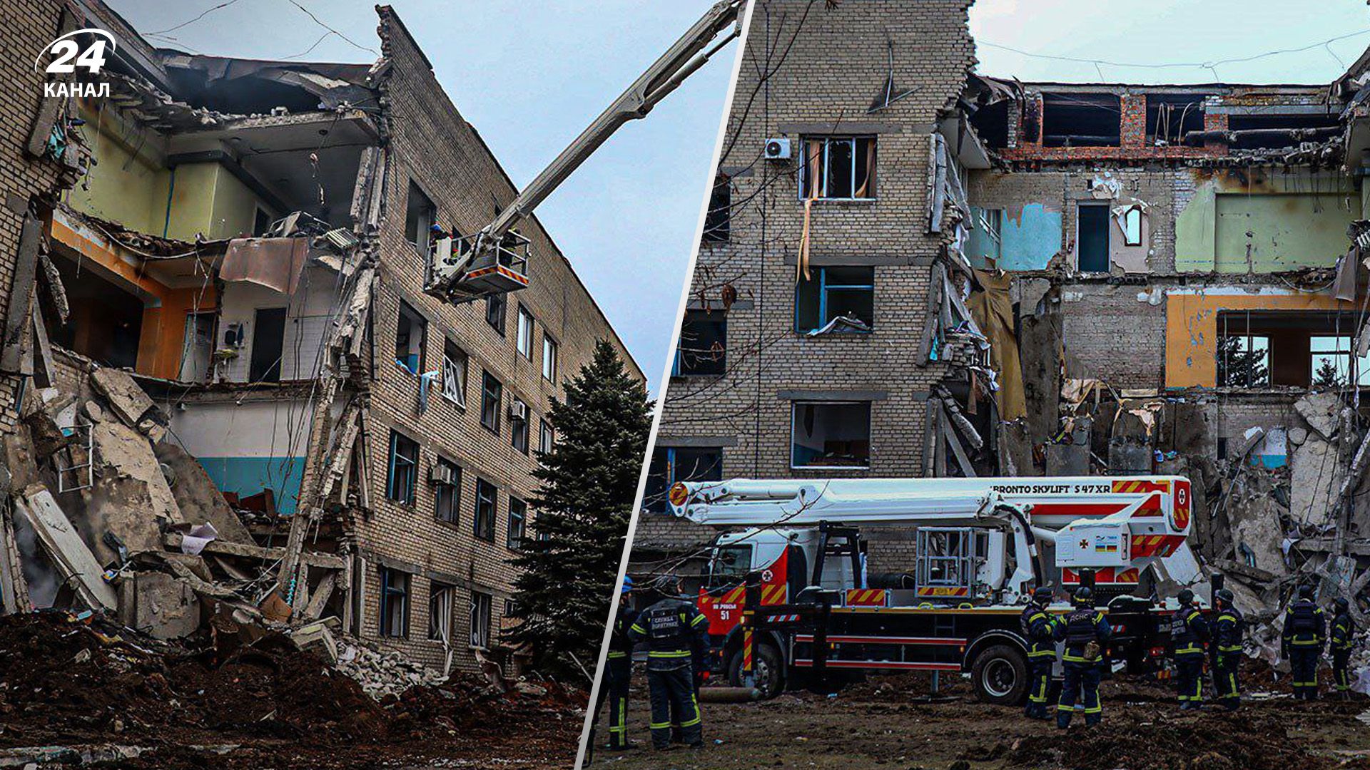 Как выглядит Селидово после удара Как выглядит Селидово после удара