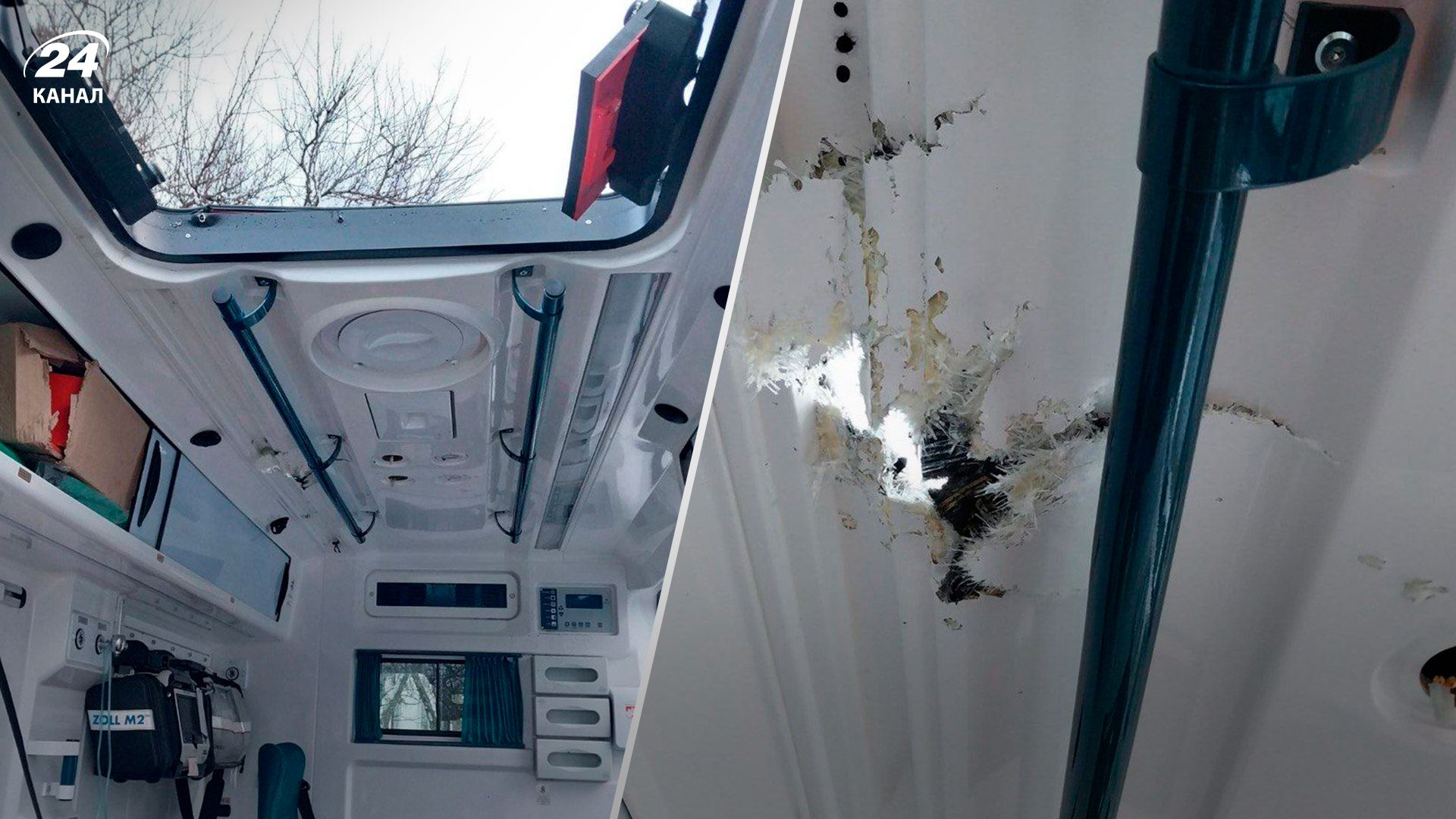 В Херсонской области оккупанты атаковали дроном карету скорой - 24 Канал В Херсонской области оккупанты атаковали дроном карету скорой - 24 Канал