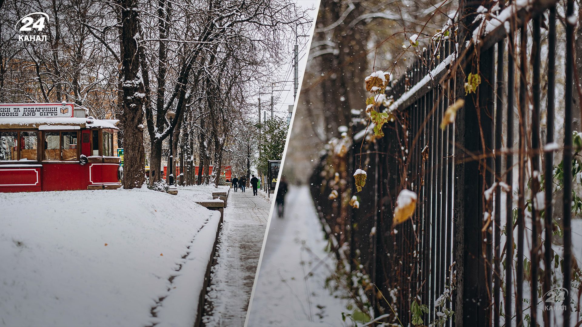 В Киеве выпал первый снег В Киеве выпал первый снег