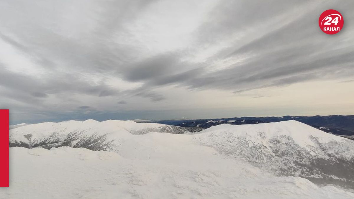 У Карпатах сніг вкрив гірські висоти - 24 Канал У Карпатах сніг вкрив гірські висоти - 24 Канал