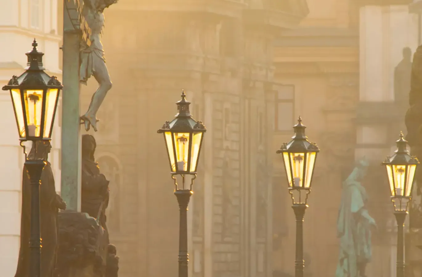 Запалення ліхтарів у Празі
