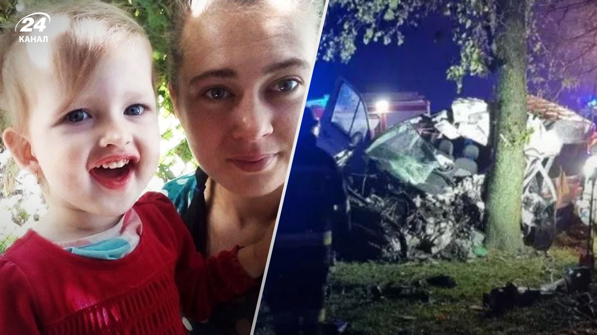 Шестирічна Єва Марчук і її мама Юлія, дитина загинула в ДТП у Польщі