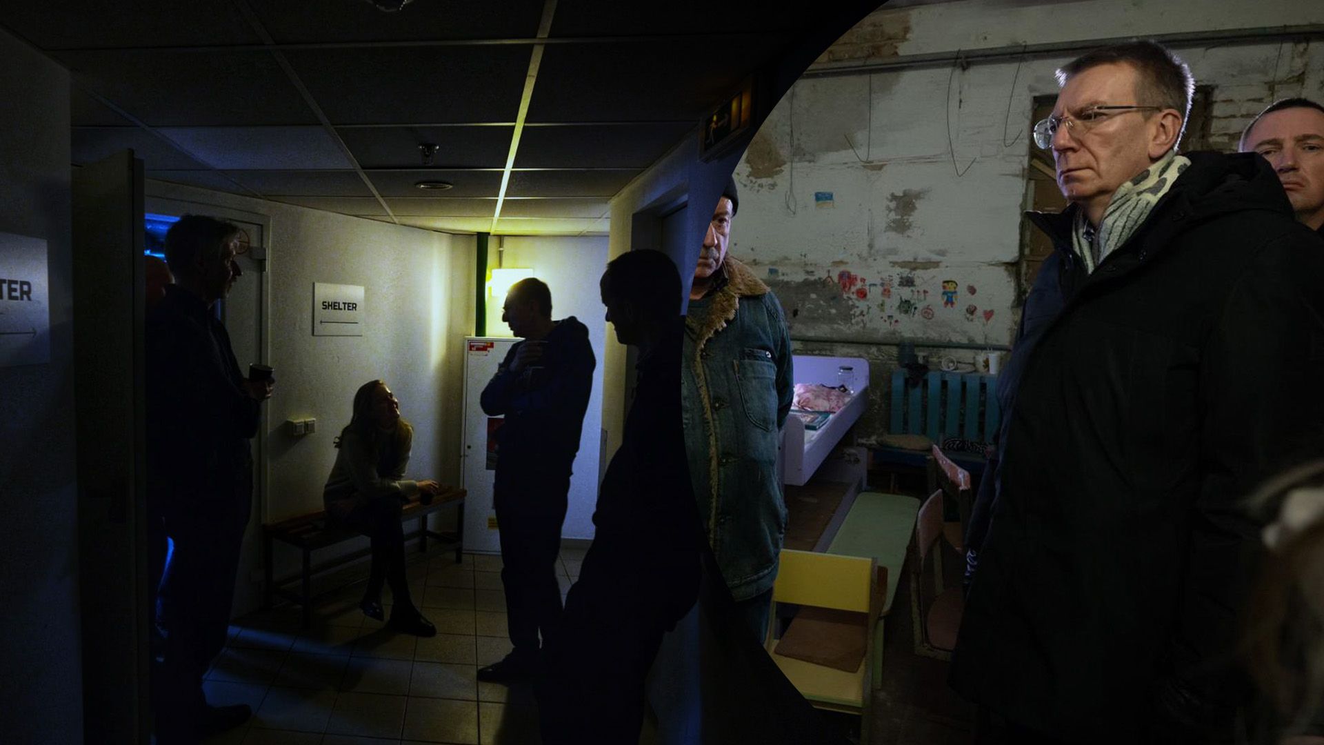 Едгарс Рінкевичс показав фото з укриття Едгарс Рінкевичс показав фото з укриття