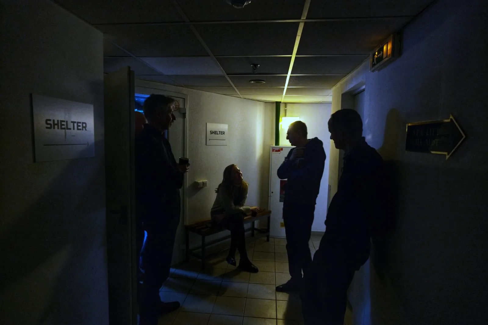 Президент Латвії в укритті Президент Латвії в укритті