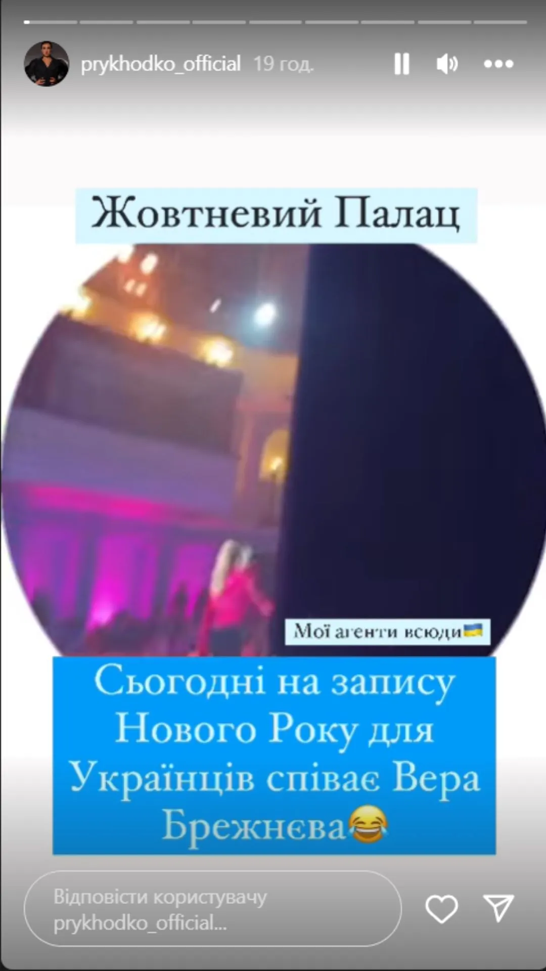 Анастасия Приходько высказалась о выступлении Веры Брежневой на концерте в Киеве