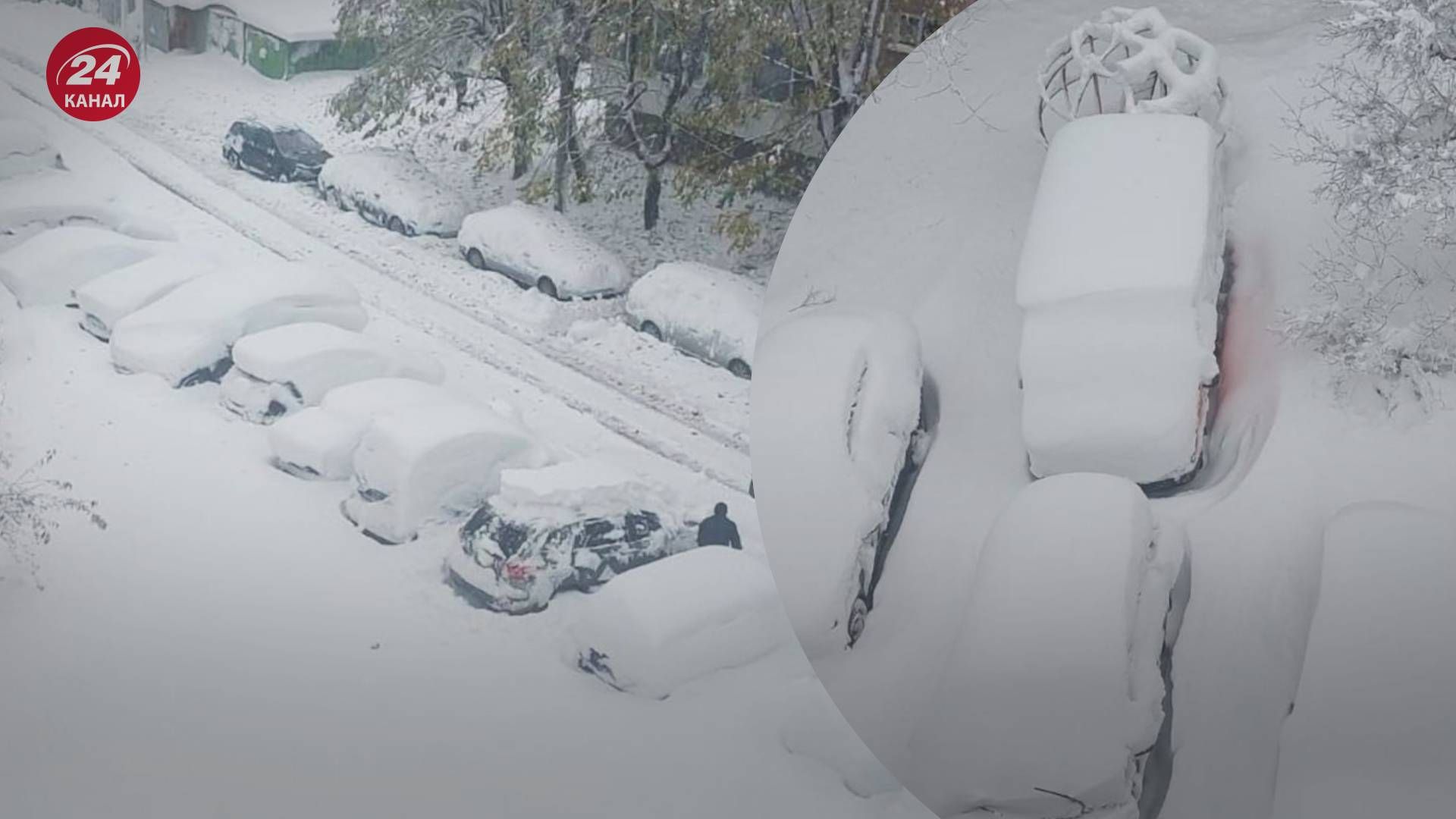 Болгарию, как и Украину, сильно замело снегом
