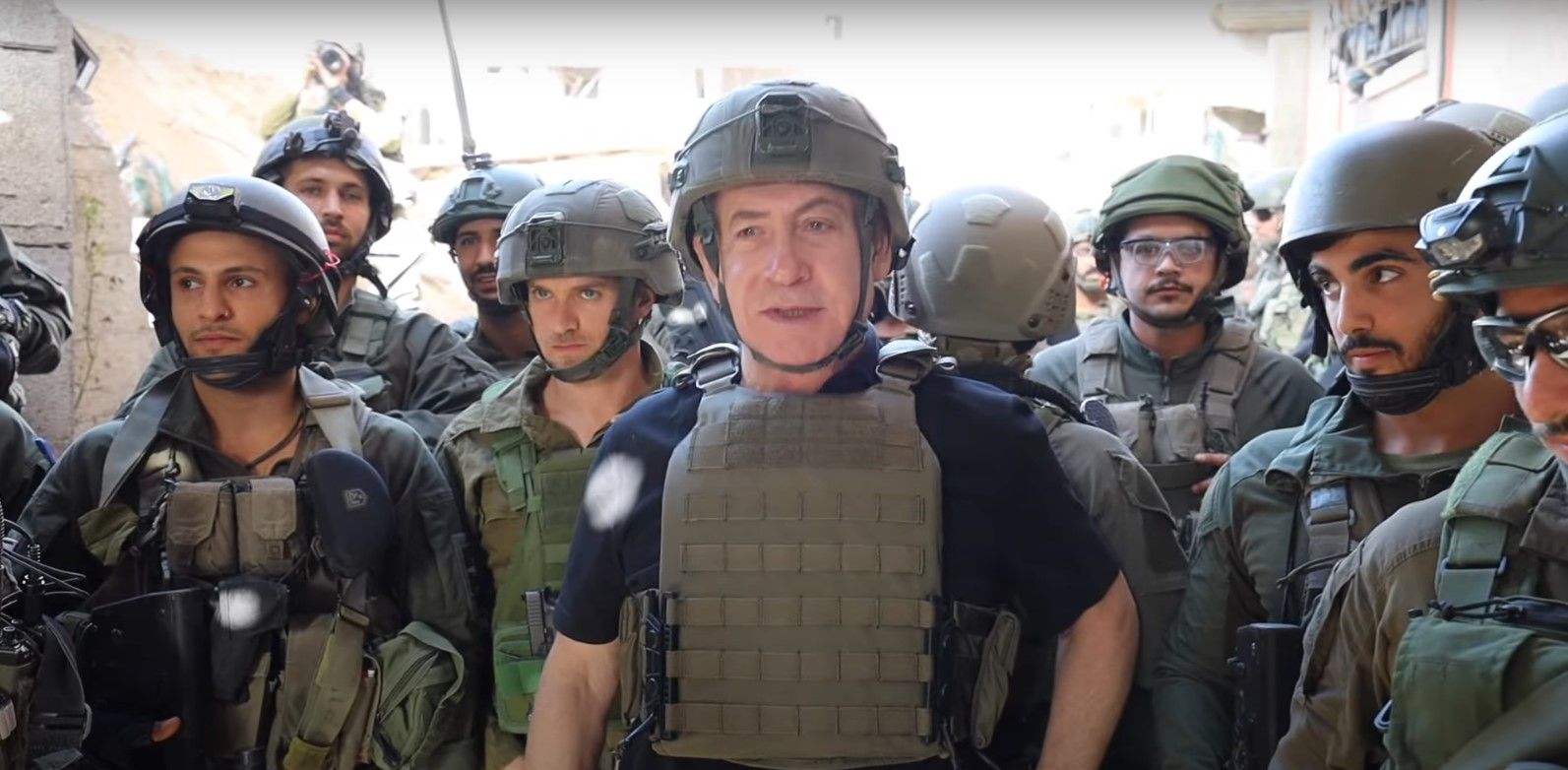 Беньямін Нетаньягу побував у Газі Беньямін Нетаньягу побував у Газі