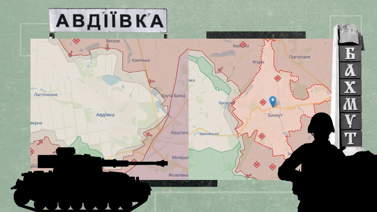 Наступление россиян на Авдеевку и Бахмут – как за неделю изменилась карта фронта
