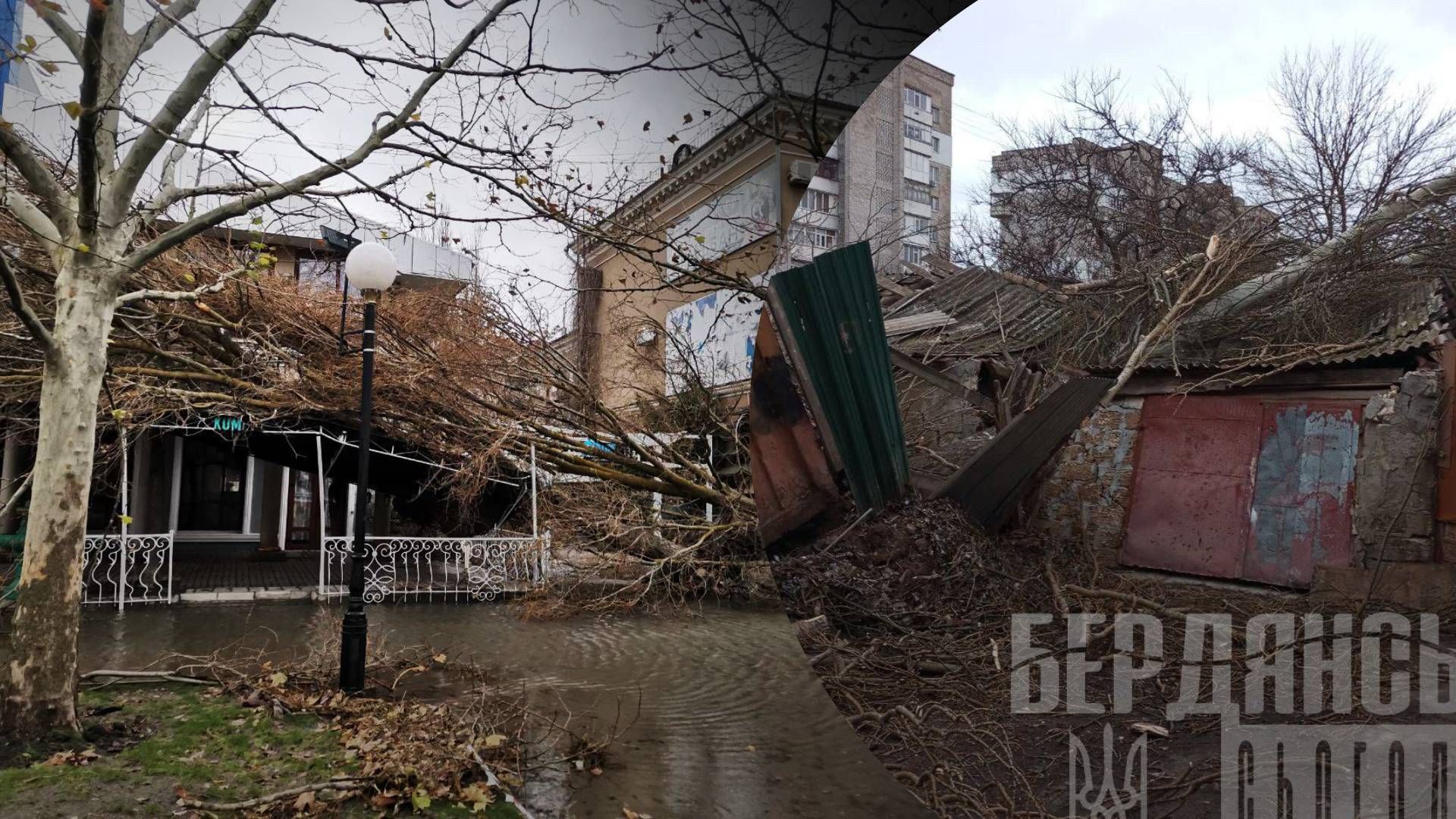 Шторм достиг Азовского моря, Бердянск тоже затапливает - 24 Канал Шторм достиг Азовского моря, Бердянск тоже затапливает - 24 Канал