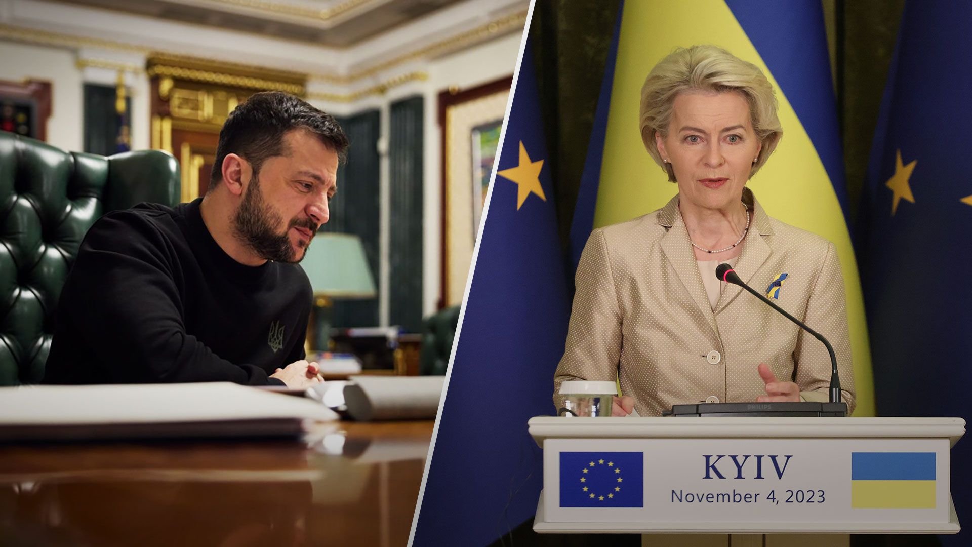 Зеленський провів розмову з головою Єврокомісії перед самітом Європейської ради - 24 Канал Зеленський провів розмову з головою Єврокомісії перед самітом Європейської ради - 24 Канал