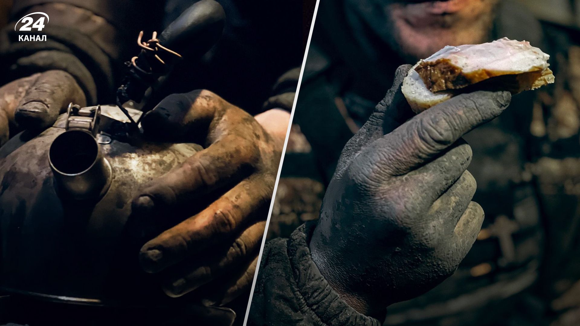 Руки українських військових після доби чергування на позиціях: фото війни - 24 Канал Руки українських військових після доби чергування на позиціях: фото війни - 24 Канал
