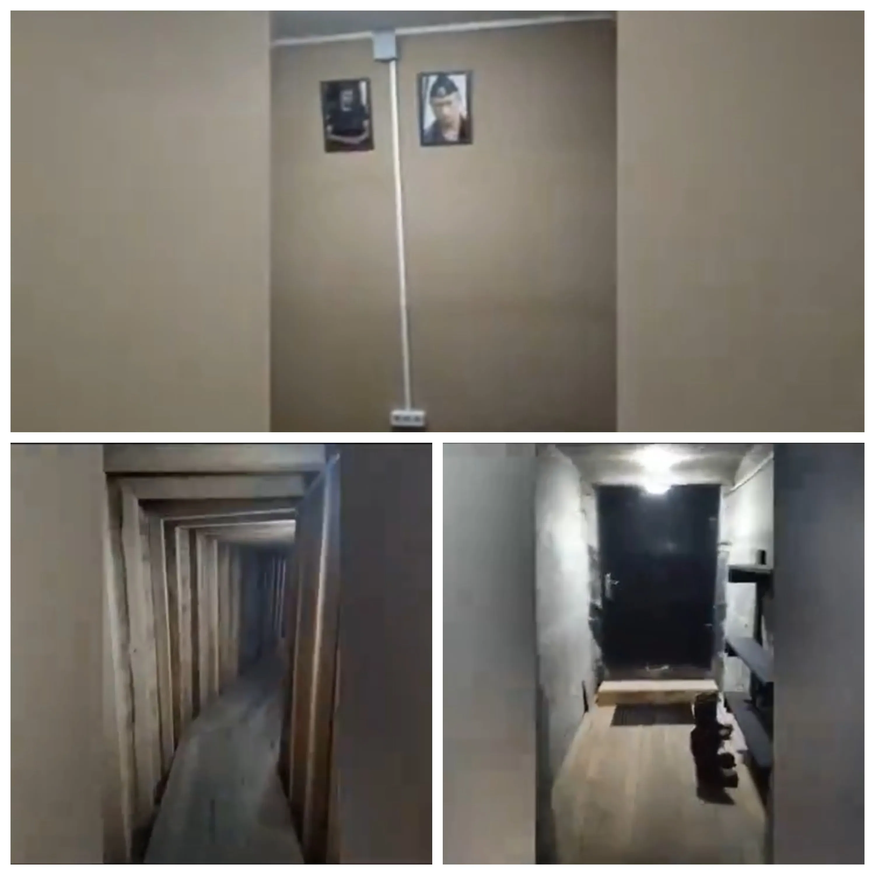 Облаштований російський бункер з портретом Путіна Облаштований російський бункер з портретом Путіна