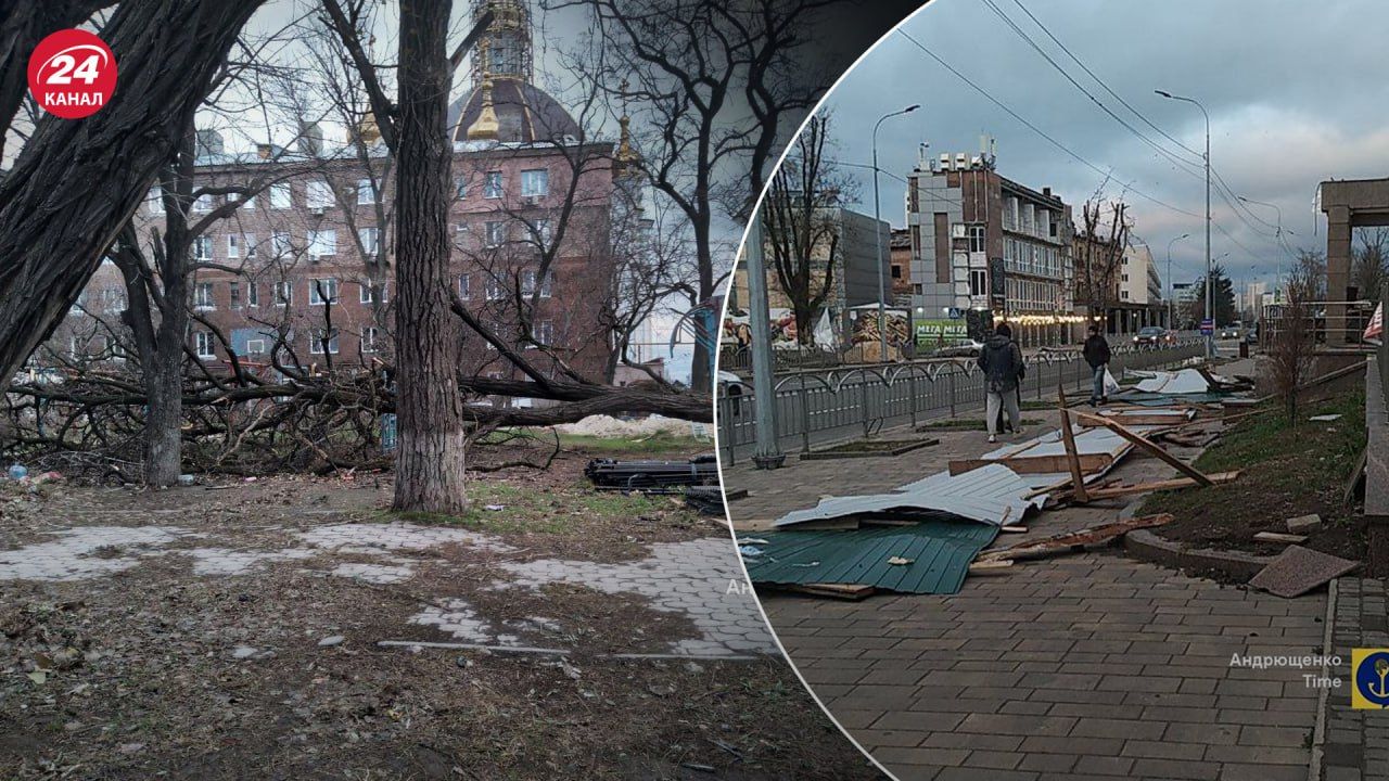 Наслідки шторму в Маріуполі Наслідки шторму в Маріуполі