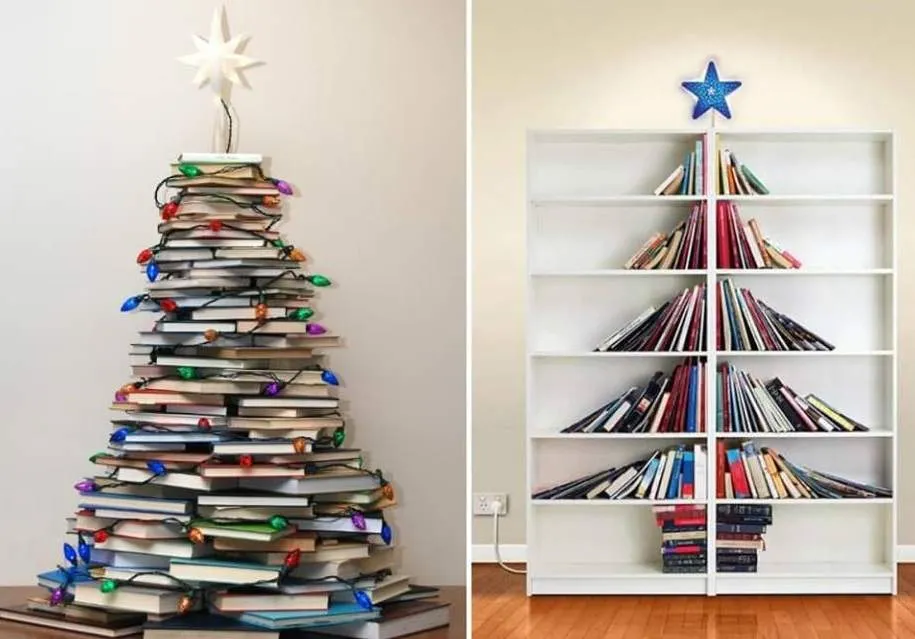 Елка в виде книг Елка в виде книг