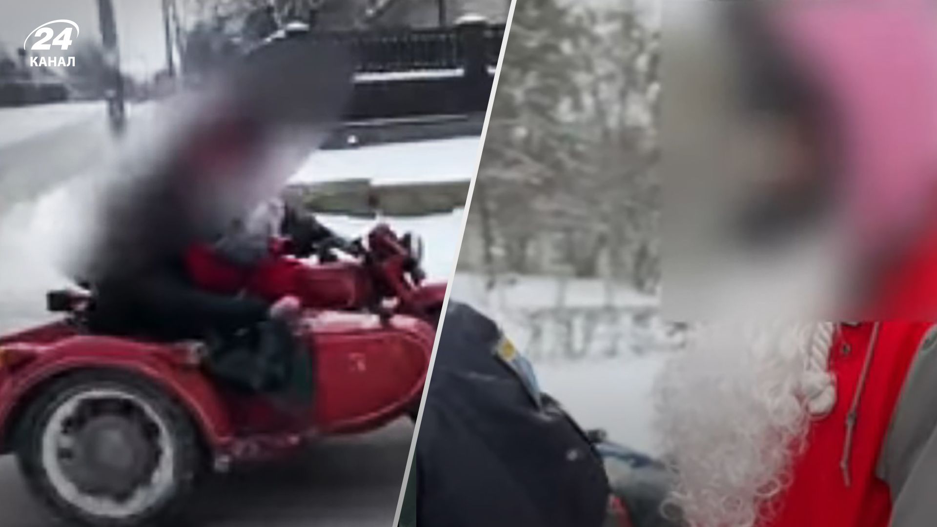 В Ровно полиция задержала Санта-Клауса на мотоцикле В Ровно полиция задержала Санта-Клауса на мотоцикле