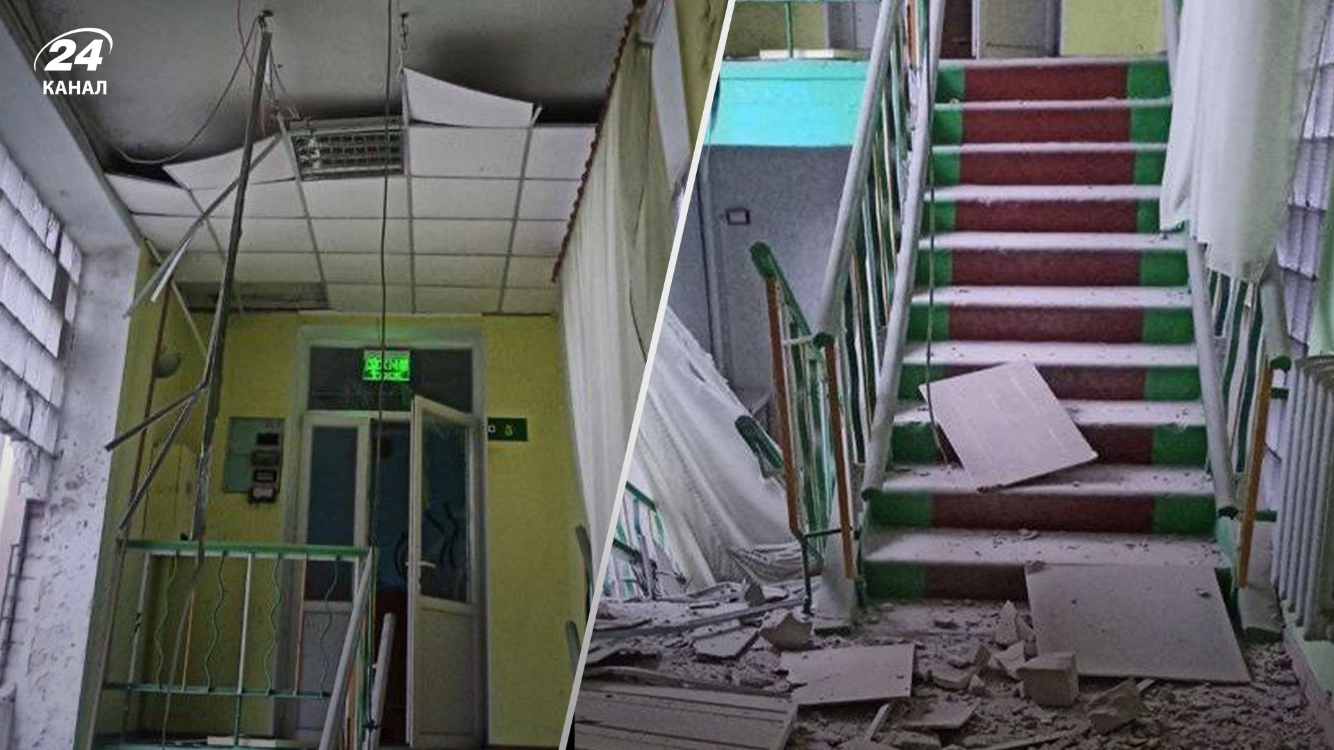 Россияне обстреляли медучреждение в Херсоне Россияне обстреляли медучреждение в Херсоне