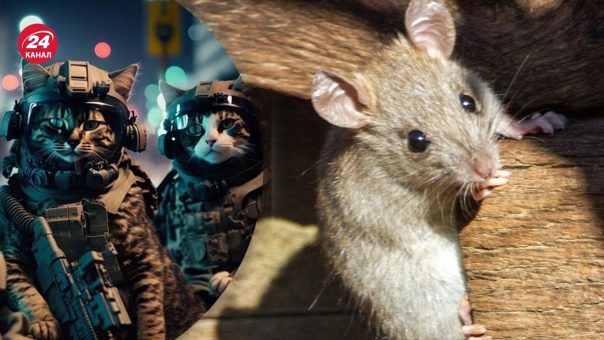 Кошки помогают бороться с грызунами на фронте Кошки помогают бороться с грызунами на фронте