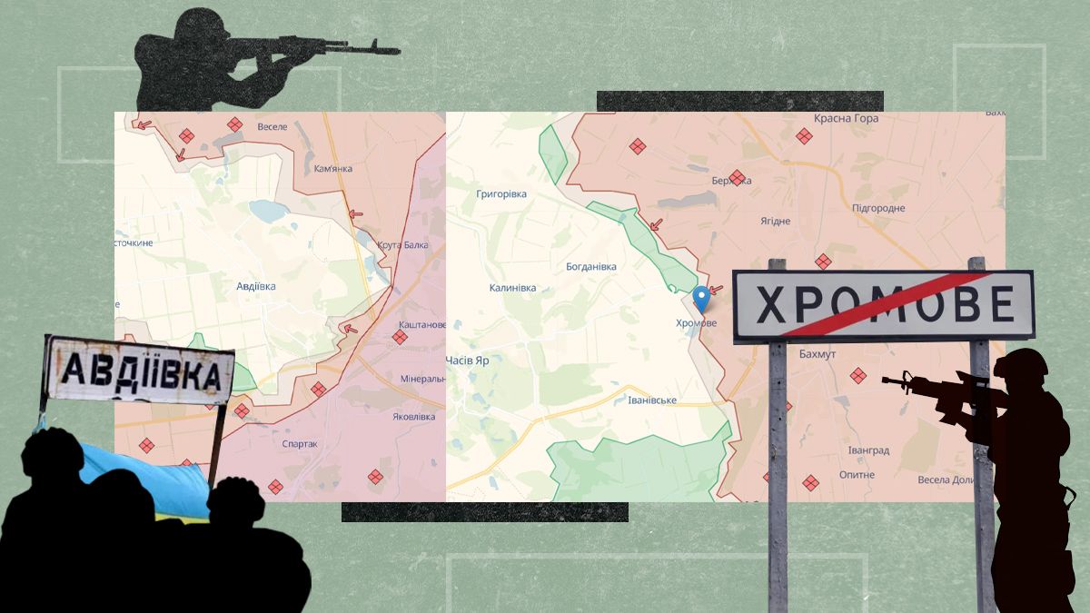 Росіяни наступають біля Бахмута - карта фронту за тиждень Росіяни наступають біля Бахмута - карта фронту за тиждень