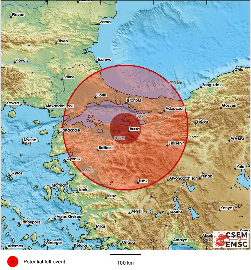 У Туреччині зафіксували потужний землетрус