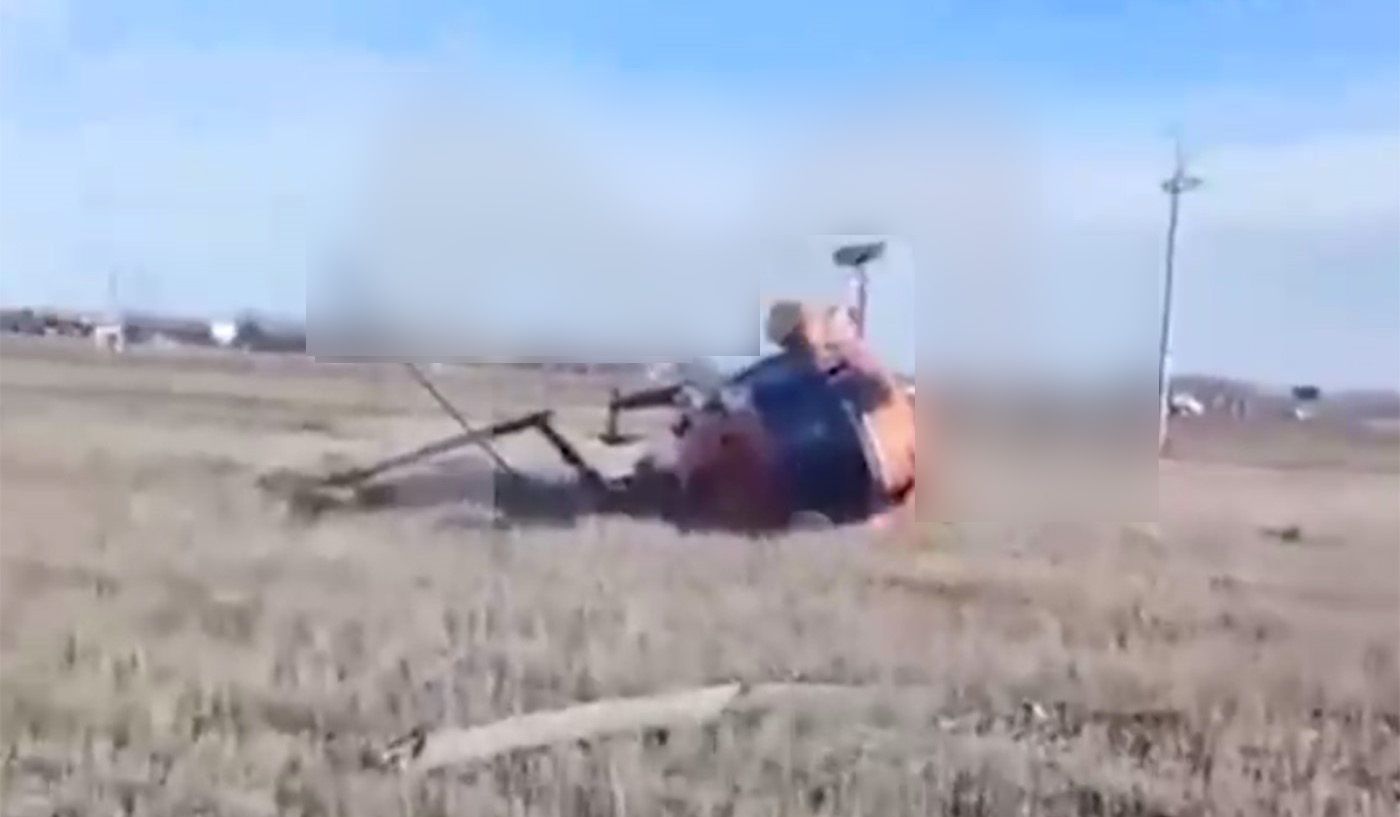 У Росії впав вертоліт