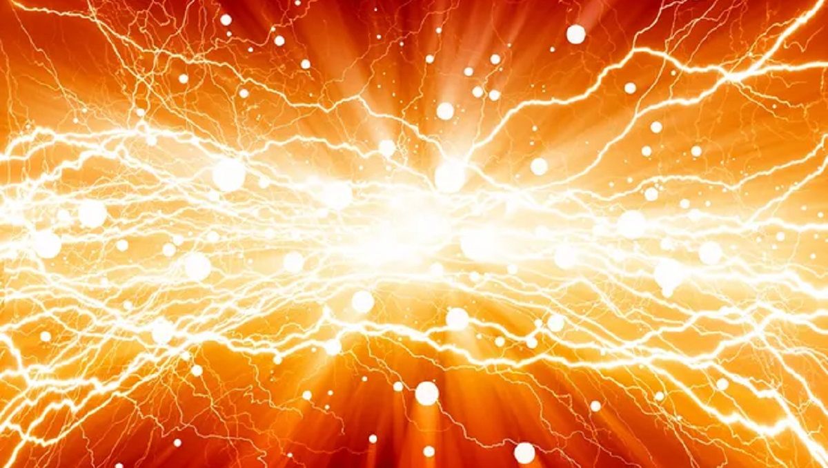 Художня ілюстрація електричного заряду Художня ілюстрація електричного заряду