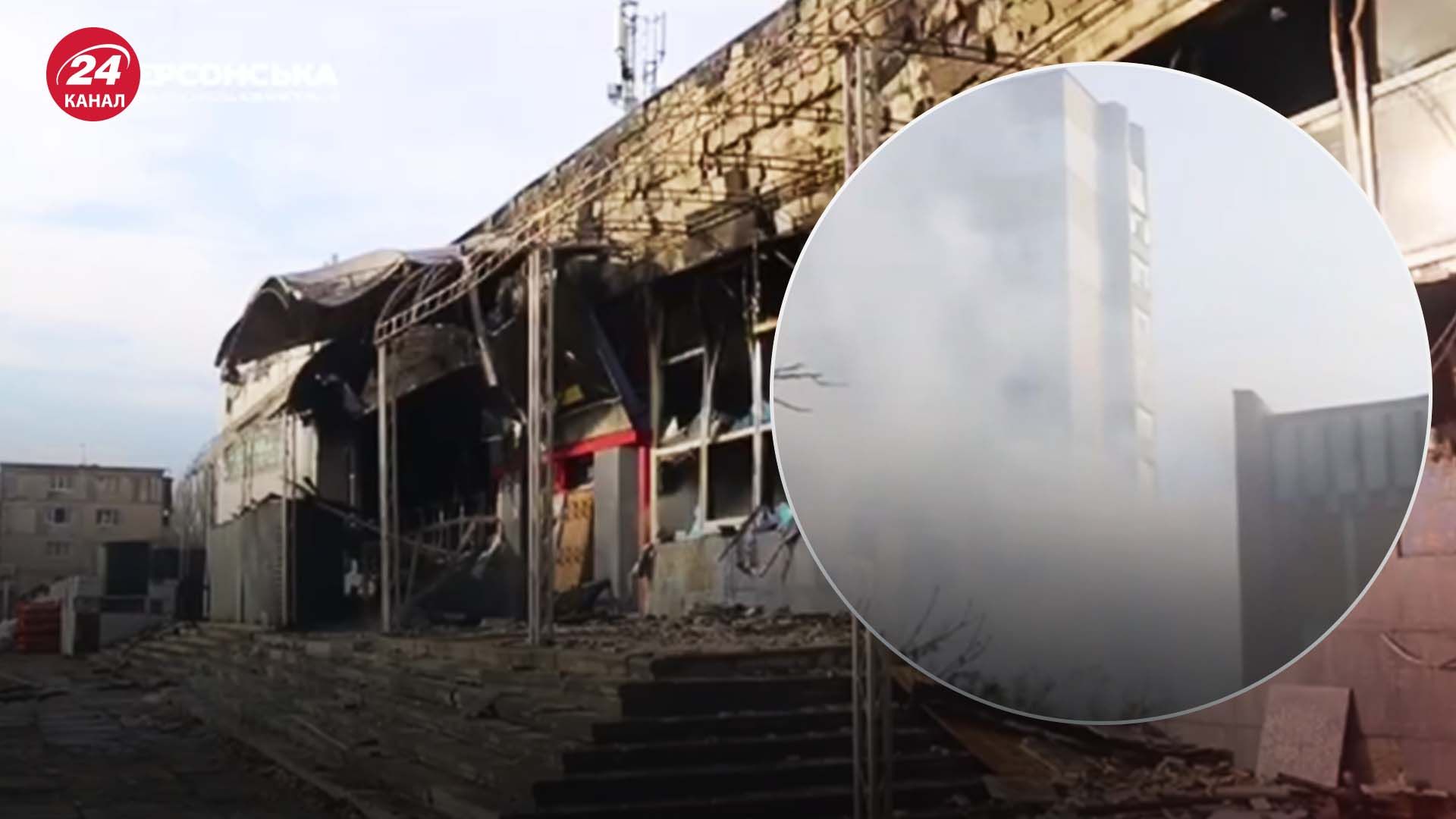 Россияне ударили по гуманитарному центру Россияне ударили по гуманитарному центру