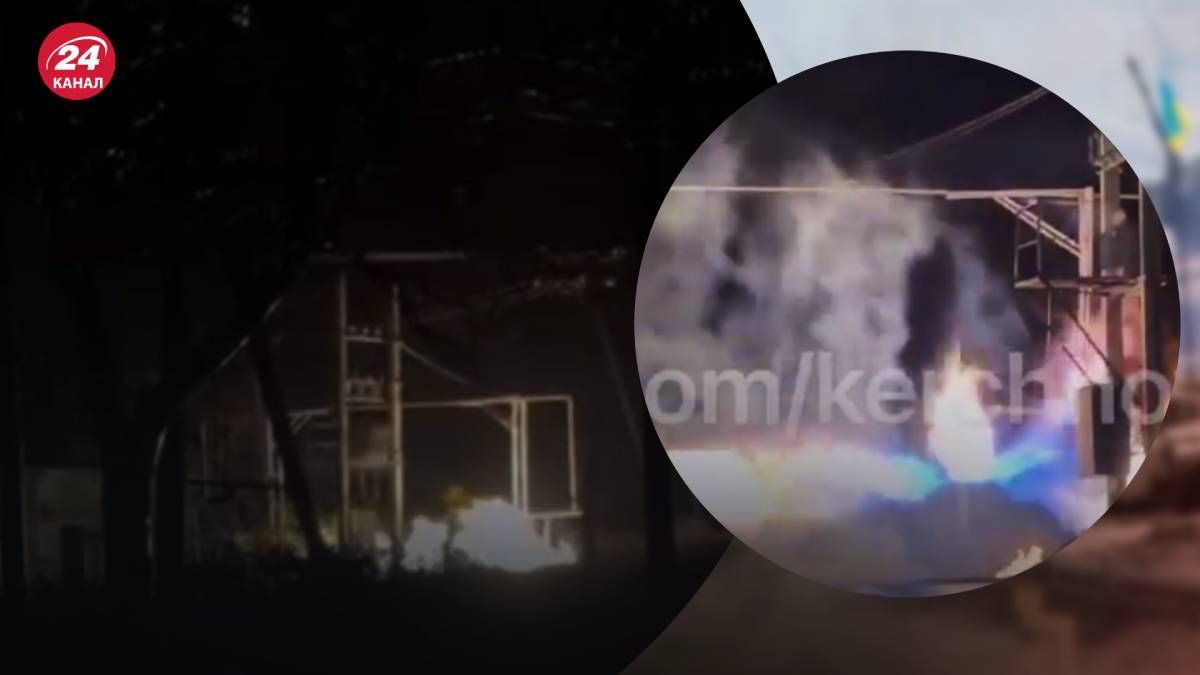 На території тимчасово окупованого півострова знову щось палає На території тимчасово окупованого півострова знову щось палає