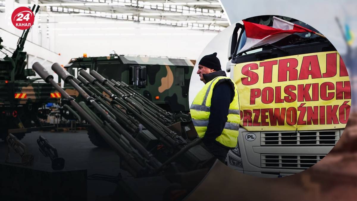 Забастовка на границе Польши и Украины мешает поставкам военной помощи Украине