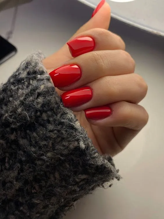 Маникюр красного цвета Маникюр красного цвета