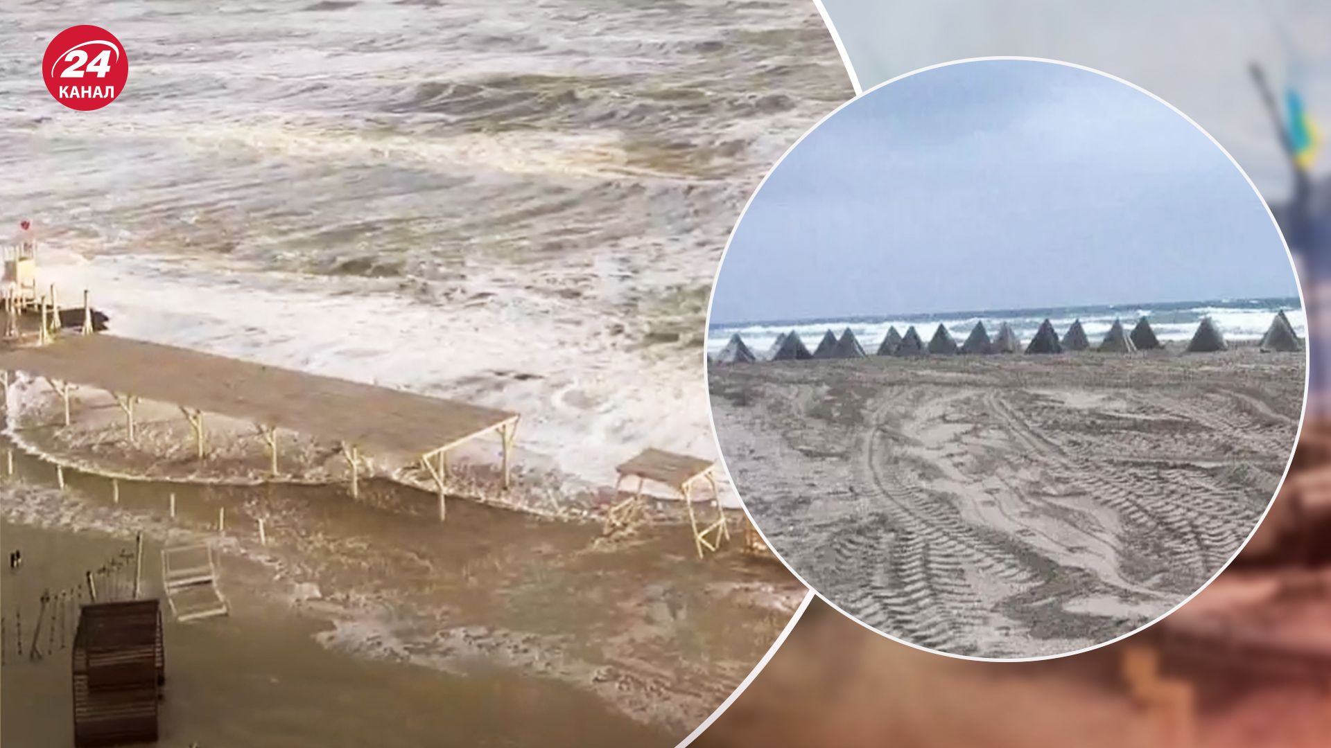 Как россияне возобновляют оборону в Крыму после шторма Как россияне возобновляют оборону в Крыму после шторма