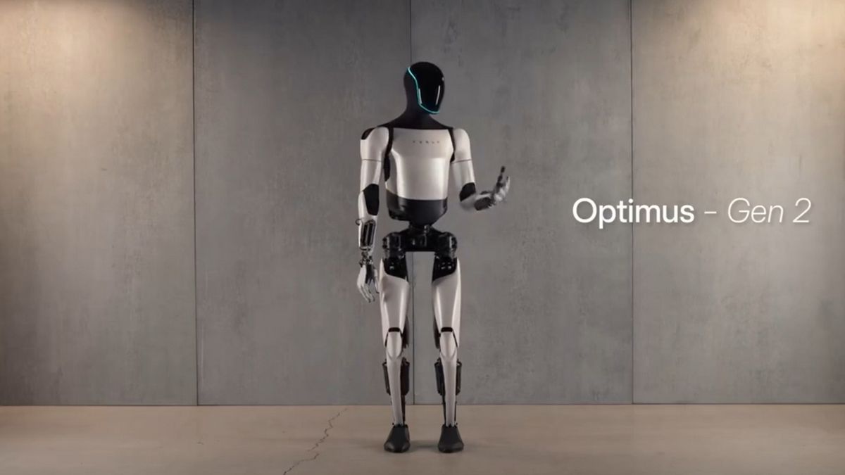 Tesla представила Optimus Gen 2 – следующее поколение человекоподобных роботов