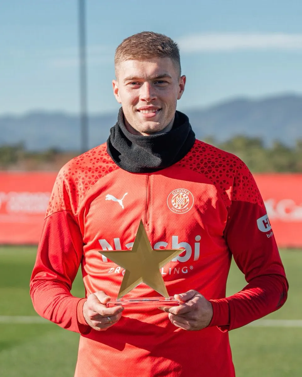 Довбик став найкращим гравцем листопада в Жироні Довбик став найкращим гравцем листопада в Жироні