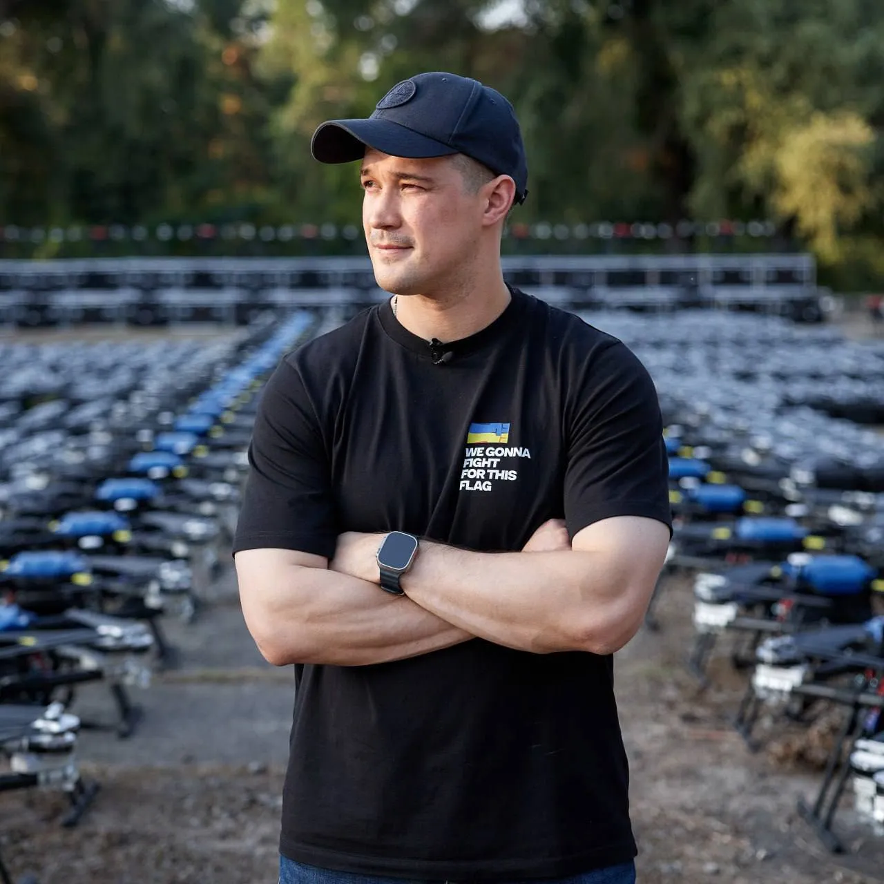 Федоров на фоні дронів Федоров на фоні дронів